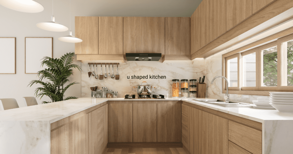u-shaped kitchen